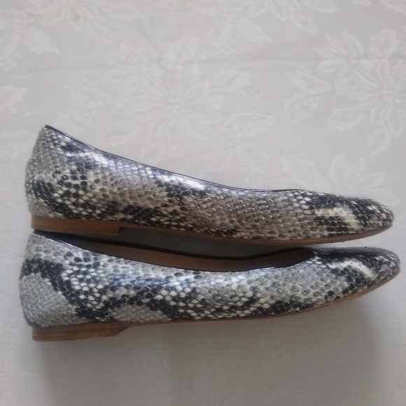 Diane von Furstenberg leather snakeskin shoes - Picture 3 of 4
